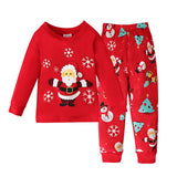 Kid Boys Santa Claus Christmas Long-sleeved Pajamas