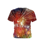 Kid Boy Geometric Graffiti 3D Digital Printing Casual T-shirt