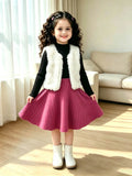 Foreign Style Small Vest Medium and Older Children's Fashion Suit Vest Dress