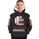 2-12T Kid Boys Long-sleeved Ball Print Leisure Sports Suit 2 Pcs Set