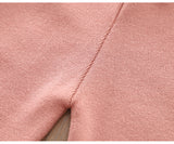 1-6T Kid Baby Girls Knit Long Sleeve Suits 2 Pcs Set