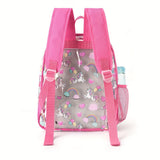 Transparent Backpack Waterproof PVC Student School Bag Transparent Backpack