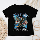 Kid Boy Girl USA Independence Day Fashion Short Sleeve T-Shirt Summer Top