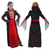 Halloween Children's Costumes Girls Skirts Horror Vampire Costumes Stage Costumes