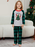 Family Matching Santa Claus Letters Christmas Parent-child Print Loungewear Pajamas