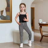 INS Jacket & Black Short Suspenders & Nine-point Pants Girls Three-piece Set