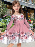 Girls Dress Romantic Color Playful Cartoon Cute Girls Dress