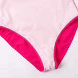 Family Matching Parent-child High-waisted One-piece Swimsuit