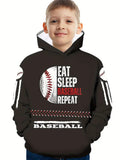 2-12T Kid Boys Long-sleeved Ball Print Leisure Sports Suit 2 Pcs Set