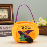 Handheld Pumpkin Bag Witch Ghost Owl Sugar Bag Halloween Decoration
