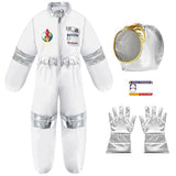 Kid Boy Girl Halloween Cosplay Costumes Astronaut Holiday Party Suits 4 Pcs Set