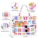 Beach Travel Hand-printed Storage Bag
