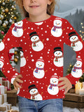 New Girls Cute Casual Fashion High Quality Christmas Women's Long Sleeves