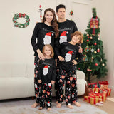 Family Matching Santa Claus Letter Deer Christmas Parent-child Loungewear Pajamas