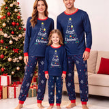 Family Matching Parent-child Pajamas Fashion Crew Neck Print Pajamas Loungewear