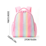 Kid Student Backpack Rainbow Travel Leisure Schoolbags