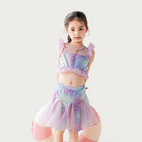 Kid Baby Girls Mermaid Swimsuit Cute Fishtail Performance Swimwear