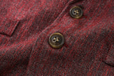 6M-5T Kid Baby Boy Performance Red Plaid Formal Christmas Suit 4 Pcs Set