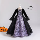 3-12T Kid Girl Halloween Princess Cosplay Queen Dress
