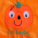 0-2T Baby Boys Girls Long Sleeved Halloween Pumpkin Climbing Romper 2 Pcs Set