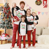 Family Matching Parent-child Christmas Loungewear Plaid Pajamas