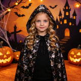 Kid Adult Halloween Hooded Cape Holiday Show Up