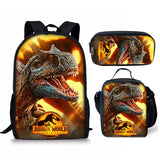 Jurassic World 3 Student Kids Meal Bag 3 Pcs Sets