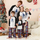 Family Matching Parent-child Loungewear Christmas Plaid Pajamas