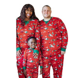 Family Matching Christmas Printed Parent-child Long-sleeved Pajamas Loungewear