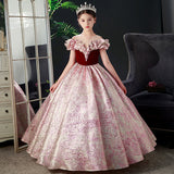 Kid Girl Host Princess Evening Dresses