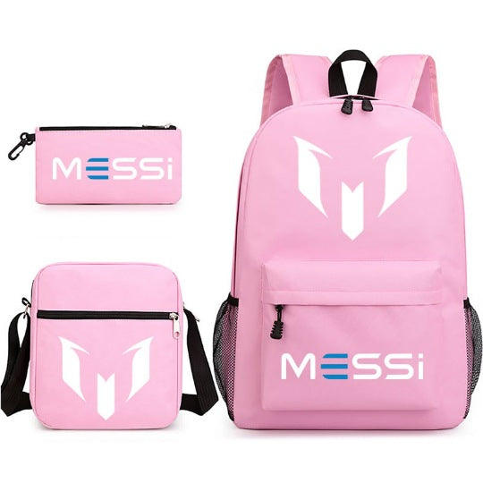 Messi Backpack School Bag College Women Men Backpacks Fashion Book Girl Boy  Bags Student