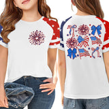 Kid Boy Girl USA Independence Day 250th Anniversary Loose Casual T-shirt Top