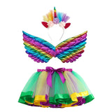 Kid Baby Girl Half Mesh Tutu Performance Party Lined Skirts