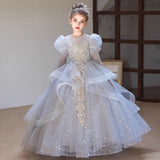 Girls Dress Birthday French Light Luxury Niche Host Girl