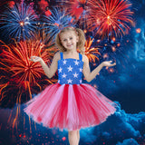 Independence Day Kid Baby Girls  Holiday Party Dress