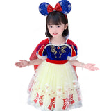 Kid Baby Girl Frozen Snow White Dresses