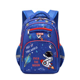 Kid Girl Primary School Striped Unicorn Cartoon Print Backpack