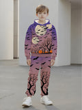 Children's Hooded Sweater Set Children's Casual Set
