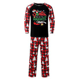 Family Matching Parent-child Loungewear Christmas Stitching Pajamas