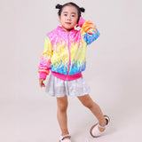 1-14T Kid Baby Girls Sequined Trendy Fashion Coats Jackets