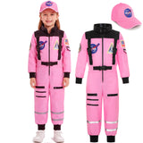 Girls' Space Suits, Children's Halloween Pink Astronaut Costumes