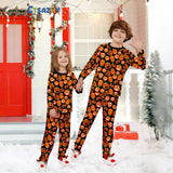 Halloween Parent-child Pajama Pumpkin Funny Devil Print Loungewear
