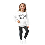 3-12Y Kid Girls MAMA'S MINI Print Casual Sports 2 Pcs Set