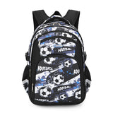Kid Girl Primary School Striped Unicorn Cartoon Print Backpack