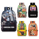 Kid Chainsaw Man Cosplay Casual Backpack Student Knapsack Anime School Bag