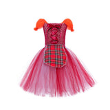 Halloween Children Witches Are Also Crazy Fluffy Yarn Skirt Cross-border New Masquerade Party