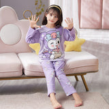 Kid Baby Girl Cotton Thin Parent-child Homewear Pajamas