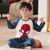 Kid Baby Boy Cartoon Spring Autumn Long Sleeved Pure Cotton Pajamas