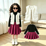 Foreign Style Small Vest Medium and Older Children's Fashion Suit Vest Dress