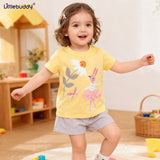Kid Baby Girl Summer Thin Casual Short-sleeved T-shirt